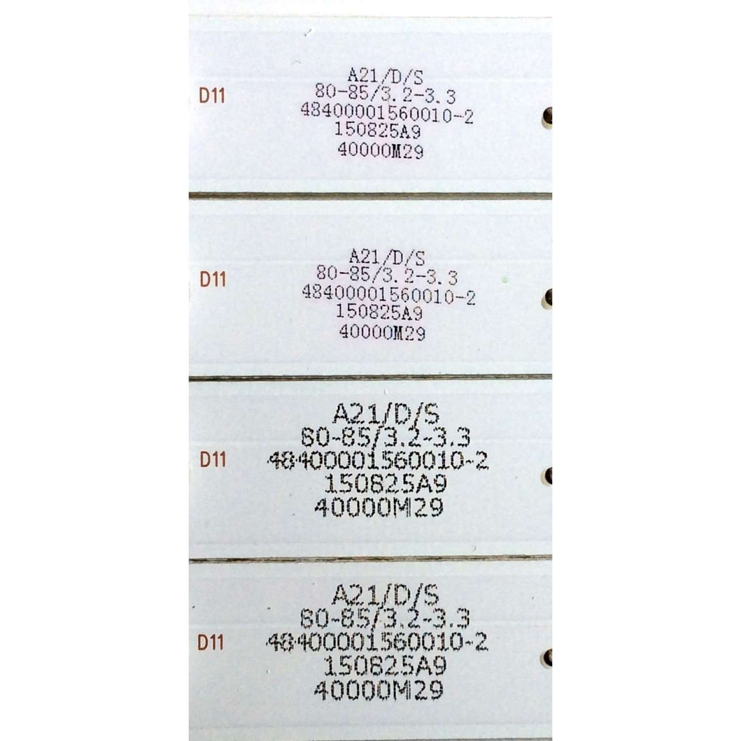 KIT DE LED'S PARA TV (4 PIEZAS) / ELEMENT 30340012207 / LED40D12-03-(B) / 48400001560010-2 / 30340012207  D5 / PANEL'S LSC400HN02 / LSC400HM10 / MODELO ELEFW408 - Imagen 4
