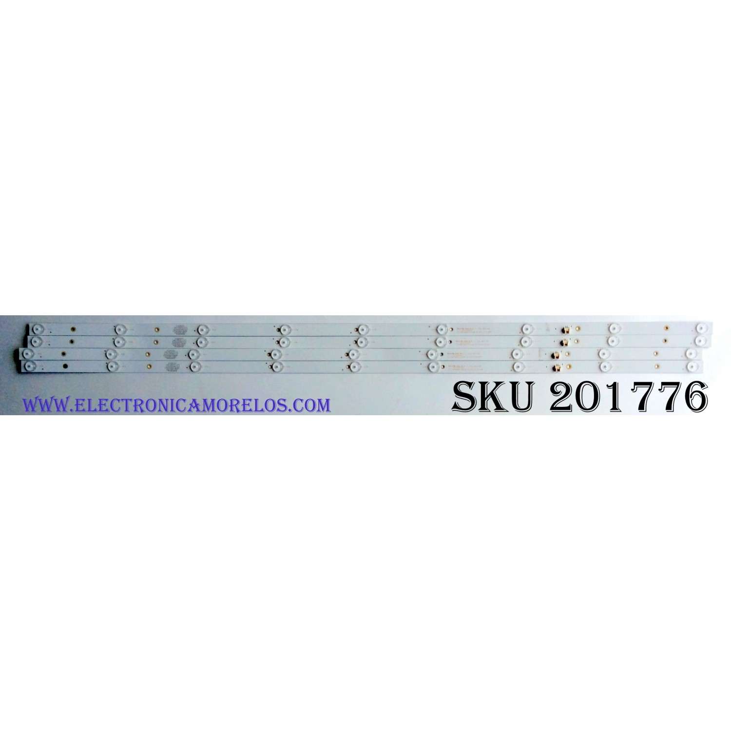 KIT DE LED'S PARA TV (4 PIEZAS) / ELEMENT 303TH500057 / TFMT50D09-ZC22AG-03 / 910-500-1062 / TH500M28 / PANEL V500HJ1-PE8 / MODELO  ELEFW 5017