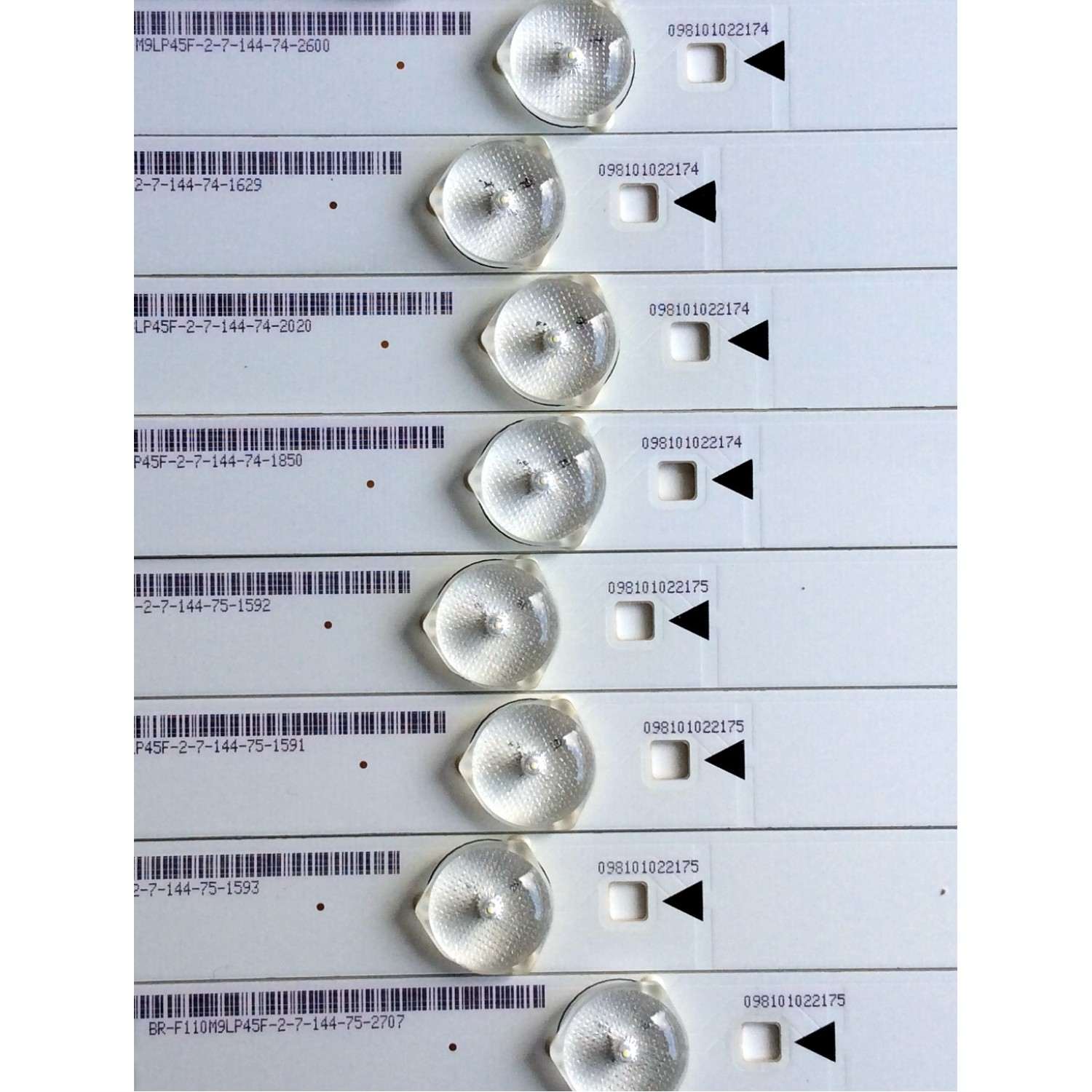 KIT DE LED'S PARA TV (16 PIEZAS) / JVC IC-C-VZAA65D390A / IC-D-VZAA65D390B / IC-D-VZAA65D390C / 098101022173 / 098101022174 / 098101022175 / PANEL T650HVN05.0XR-2 /  MODELO EM65FTR - Imagen 3