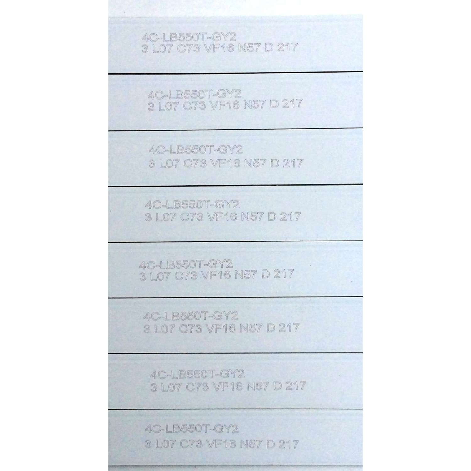 KIT DE LED'S PARA TV (8 PIEZAS) / INSIGNIA 4C-LB550T-GY2 / 3 L07 C73 VF16 N57 D 217 / PB15D572173BL051-002H / PANEL ST5461B05-2 / LVF550CSDX E6 V4 / MODELO NS-55D421NA16 - Imagen 3