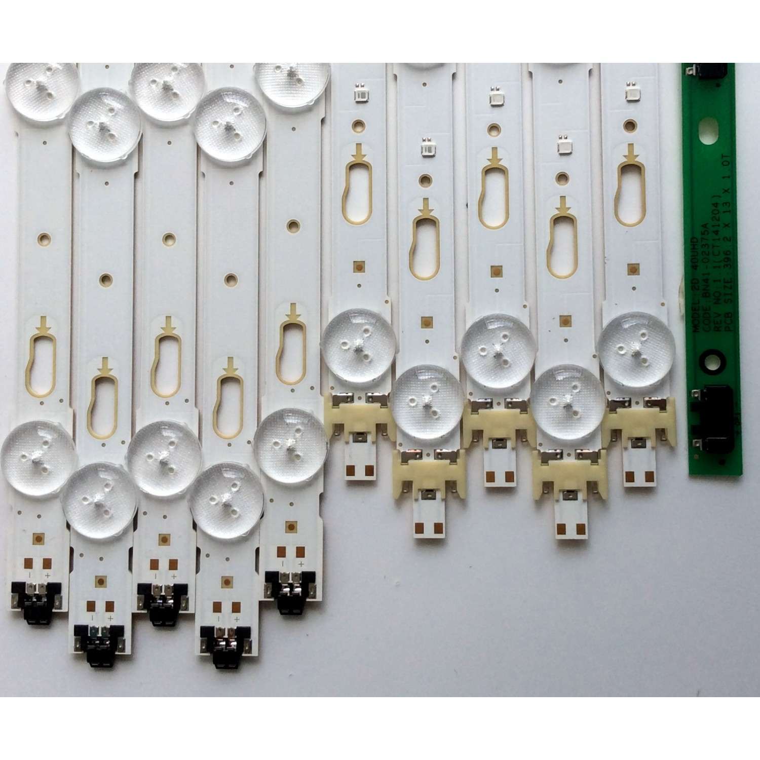 KIT DE LED'S PARA TV (10 PIEZAS) / SAMSUNG 34791A / 34792A / LM41-00117B / 00117C / PANEL'S CY-GK040HGLV / CY-WJ040HGLV1H / CY-GJ040FLLV1H / CY-GJ040HGLVGH / CY-GJ040HGLVDH / CY-GJ040HGLVFH / MODELOS UN40MU6300 / UA40JU6000 / UN40JU650 / UA40KU7000 - Imagen 2