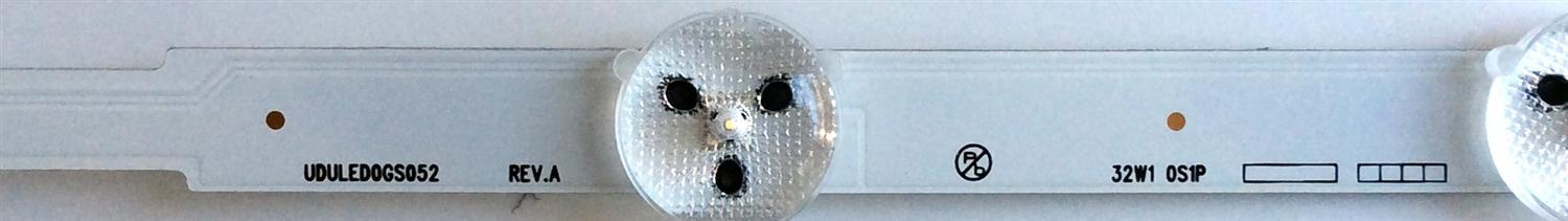 LED PARA TV / PHILIPS UDULED0GS052 / LG INNOTEK 32INCH_10EA FUNAI REV.A / UDULED0GS052 REV.A / 94V-0 VT-21738 / 32W1 / 0S1P / PANEL HV320WHB-N80 / U6FF2XG  / MODELOS 32PFL3901/F8 / 32PFL3901 / F8 - Imagen 4