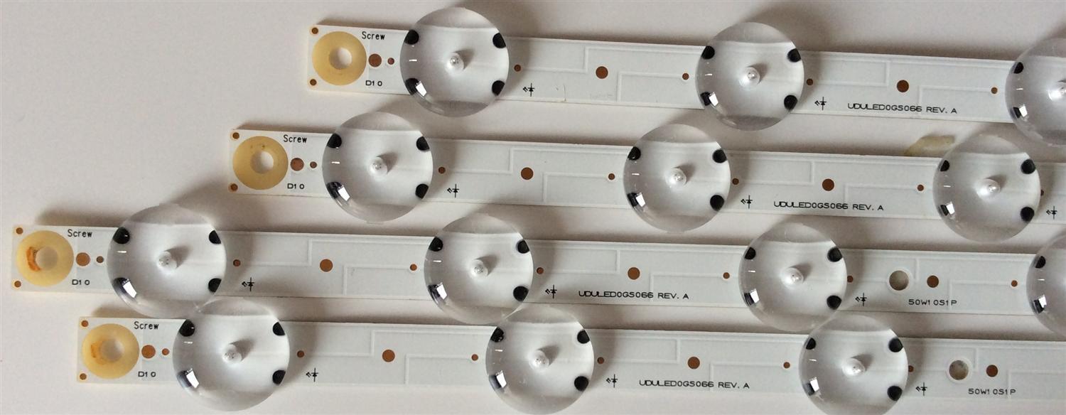 KIT DE LED'S PARA TV (4 PIEZAS) / LG / UDULED0GS066 REV. A / LG INNOTEK 50INCH_FUNAI_ REV.A_  / 50W1 0S1P / PANEL UAAU2XG PHILIPS / MODELO 50PFL5602/F8 - Imagen 4