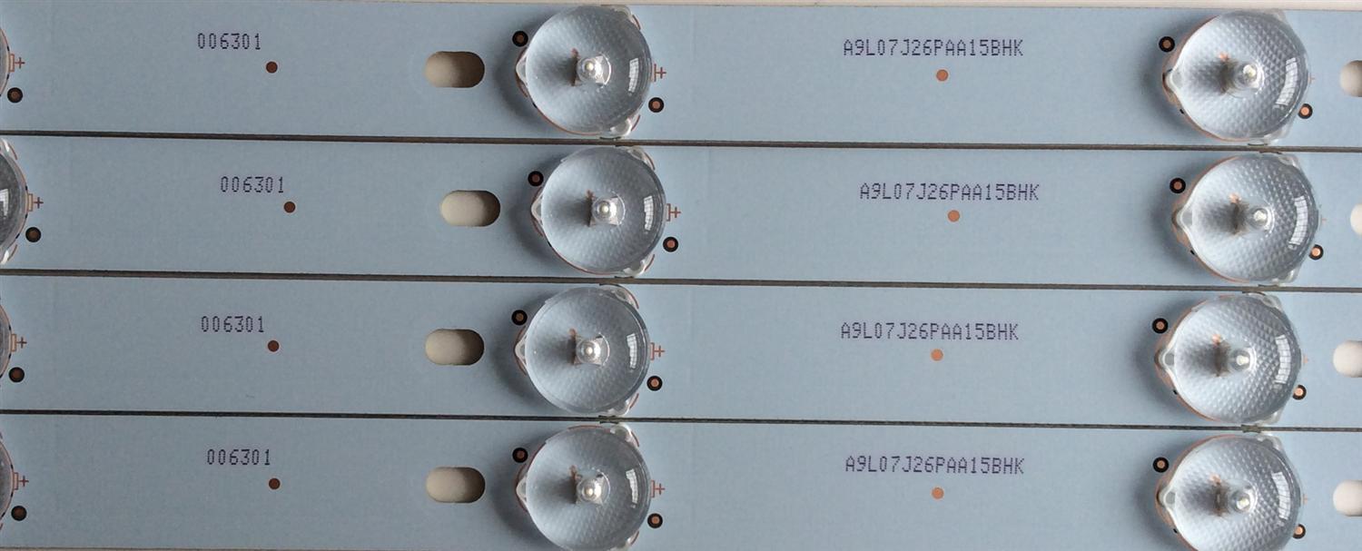 KIT DE LED'S PARA TV (4 PIEZAS) / SCEPTRE / CRH-K403535T041037F-REV1.0 / A9L07J26PAA15BHK / 006301 / PANEL CN39HD49 / MODELO X40 SBNV93CD - Imagen 3