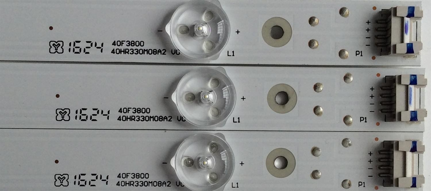 KIT DDE LED'S PARA TV (3 PIEZAS) / TCL / 40HR330M0BA2 / LD2QD2U0-C-K / 4C-LB4008-HR2 / PANEL LVF400550T / MODELO 40F53750 - Imagen 3
