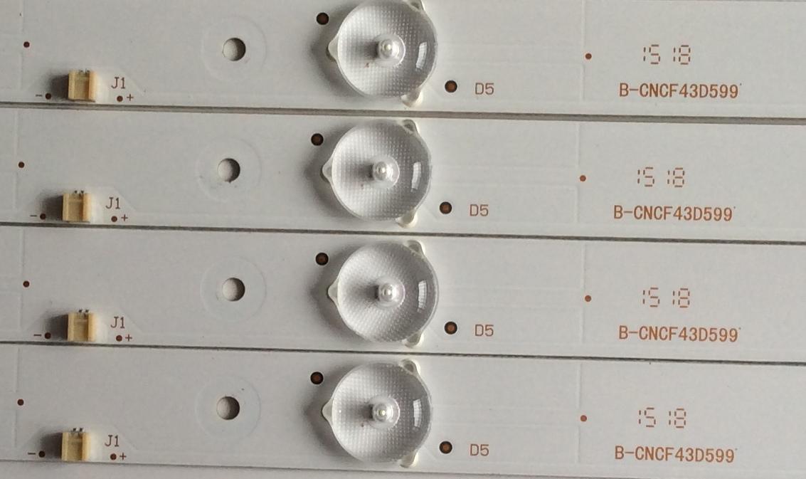 KIT DE LED'S PARA TV (4 PIEZAS) WESTINGHOUSE / B-CNCF43D599 / 910-430-1000 / M2 120-1231M 3.2-3.4V / PANEL T430-15D-DLED / MODELO WD43FC2380 - Imagen 3