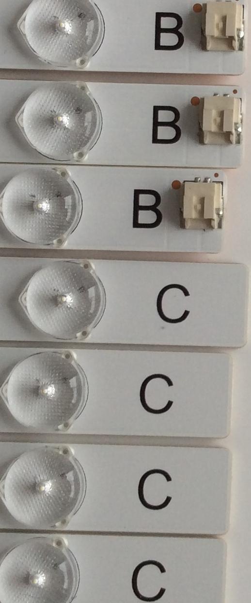 KIT DE LED'S PARA TV (14 PIEZAS)  / JVC / IC-C-VZAA65D390A / IC-D-VZAA65D390B / IC-D-VZAA65D390C / PANEL T650HVN05-B / MODELO EM65FTR - Imagen 2