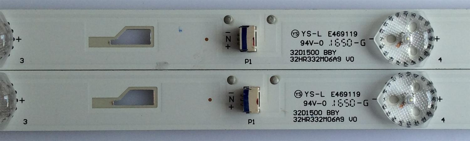 KIT DE LED'S PARA TV (2 PIEZAS) / TOSHIBA / 32HR332M06A9 V0 / 32D1500 BBY / 4C-LB320T-HR7 / PANEL T8-32D163-LPMX1 / MODELO 32L310U18 - Imagen 3