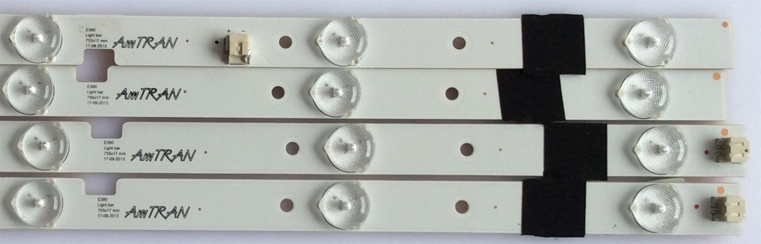 KIT DE LED'S PARA TV VIZIO ((4 PIEZAS)) / NUMERO DE PARTE IC-E-VZAA39D266A / IC-E-VZAA39D266B / IC-E-VZAA39D266C / PANEL T390HVN04.0 / MODELO E390-B0 - Imagen 3