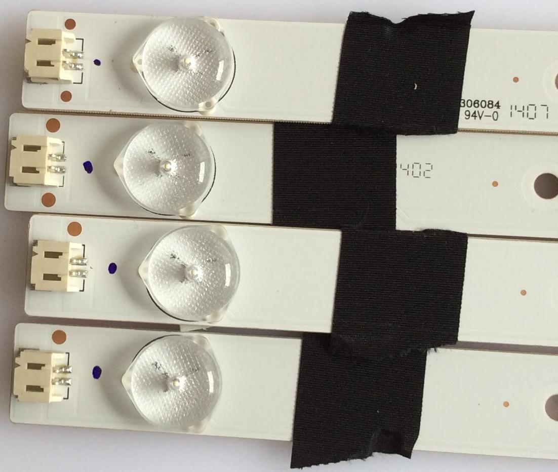 KIT DE LED'S PARA TV VIZIO ((4 PIEZAS)) / NUMERO DE PARTE IC-E-VZAA39D266A / IC-E-VZAA39D266B / IC-E-VZAA39D266C / PANEL T390HVN04.0 / MODELO E390-B0 - Imagen 2