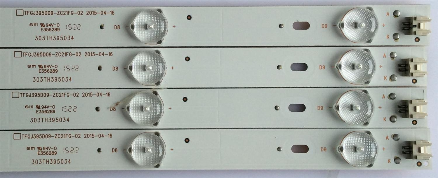 KIT DE LED'S PARA TV (4 PIEZAS) / ELEMENT / 303TH395034 / TFGJ395D09-ZC21FG-02 / 150530B2 / PANEL  V400HJ6-PE1 INNOLUX / MODELO ELEFW408 - Imagen 3