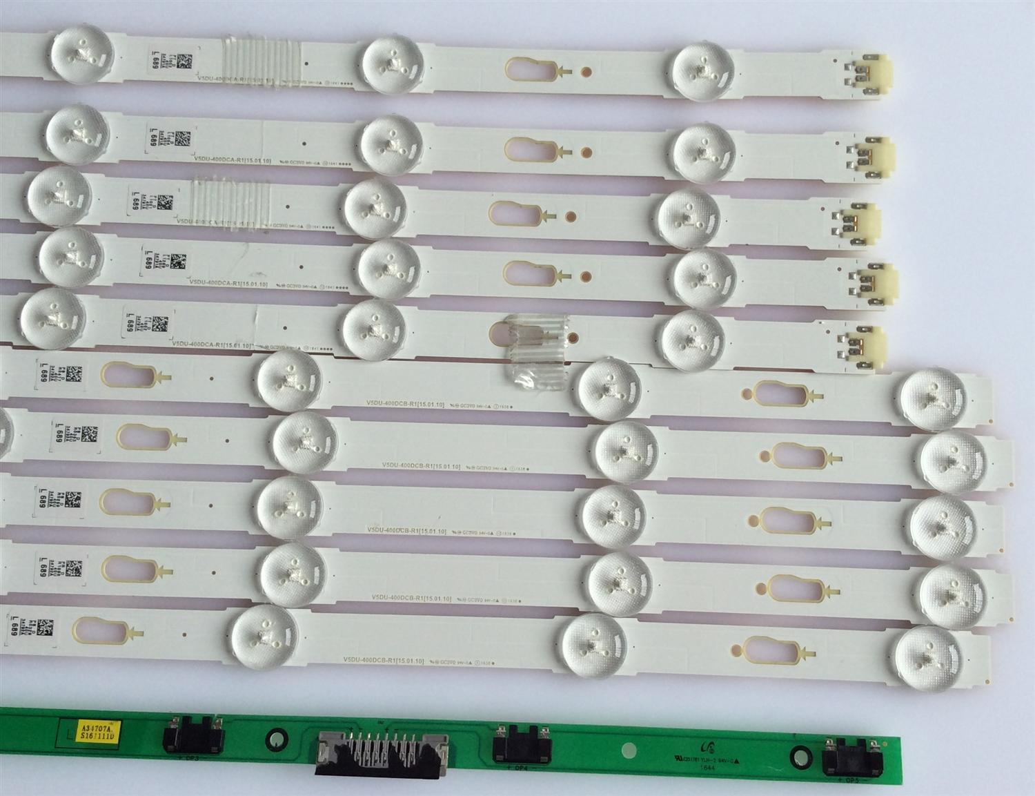 KIT DE LED'S PATA TV (10 PIEZAS) / SAMSUNG / 34791A / 34792A / 34707A / PANEL CY-GK040HGLV7H / MODELO UN40K 06300F  - Imagen 3