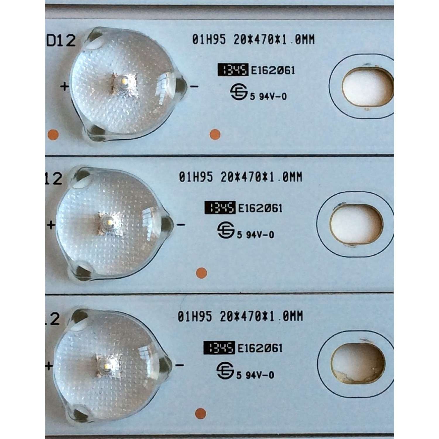 KIT DE LED'S PARA TV (12 PIEZAS) / HISENSE 1179736 / SVH550AQ0 / PC64438 / E320262 / SVH550AQ0_Rev00_RJW1_7LEDX10_161108 / PANEL HD550K3U52\S6\GM\CKD\ROH / MODELO 55H60 - Imagen 7