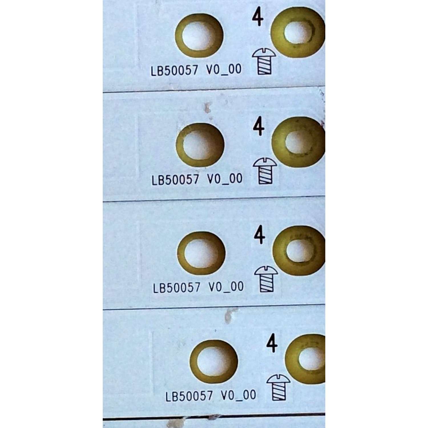 KIT DE LED'S PARA TV (12 PIEZAS) / VIZIO LB50057 V0_00 / M30900 / 16V0 94V-0 / 210BZ06D0 / 43030L08L / 2E772001NYB0 / LED'S SUSTITUTOS TPT500J1-HVN04 REV:S17TK / EVTLBM500P0601-DN-2 / PANEL TPT500U1-QVN03.U / MODELO D50U-D1 / D50U-D1 LTCWTQGS - Imagen 4