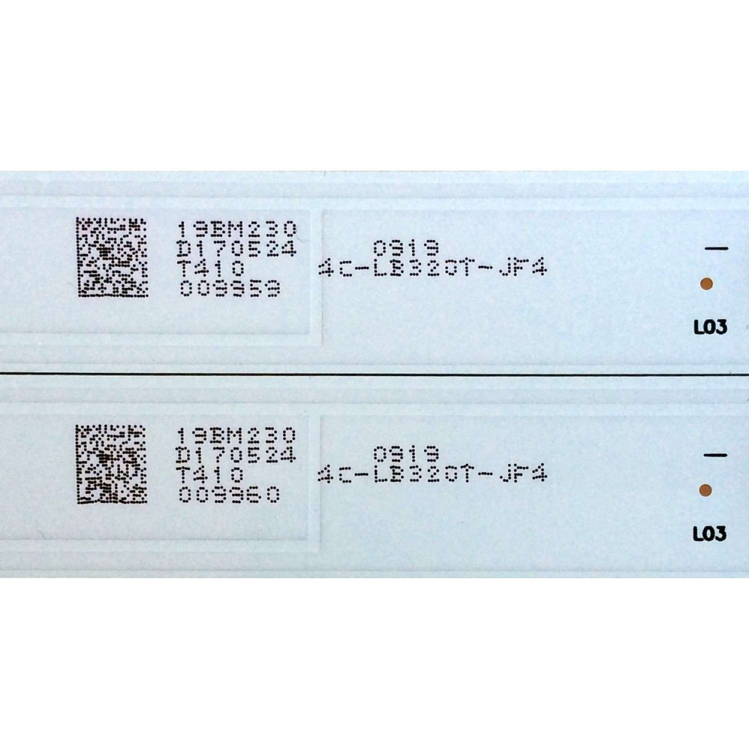 KIT DE LED'S PARA TV (2 PIEZAS) / INSIGNIA JL.D32061330-004BS-M / 4C-LB320T-JF4 / 19BM230 / D170524 / PANEL LVW320CSDX E20 V1 / MODELO NS-32DR310NA17 - Imagen 3