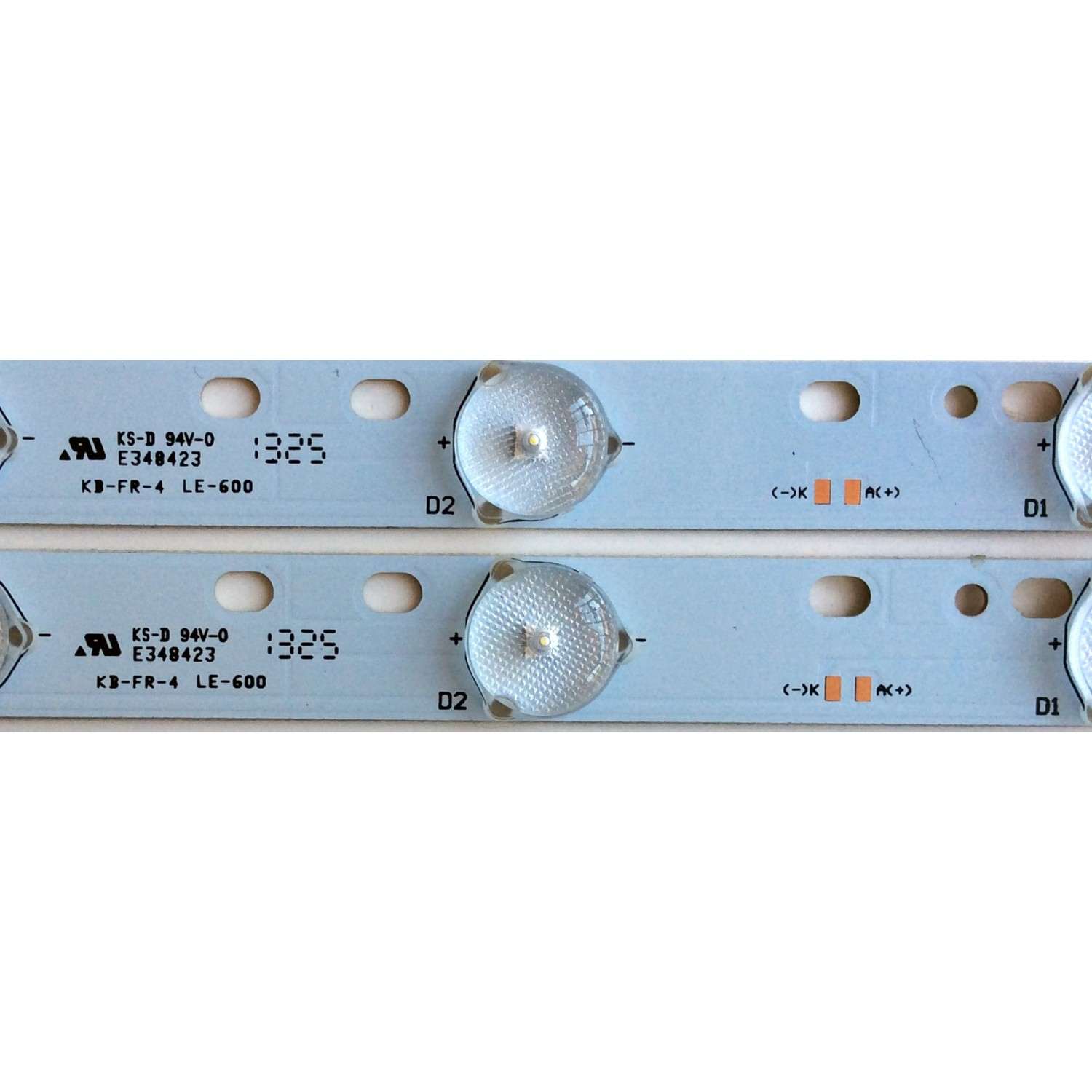 KIT DE LED'S PARA TV (2 PIEZAS) / SCEPTRE C620PHHB01F6A / CB19PGHBTXF7A / E348423 / KB-FR-4 / LE-600 / PANEL CN32HA526 / MODELO X32 - Imagen 3