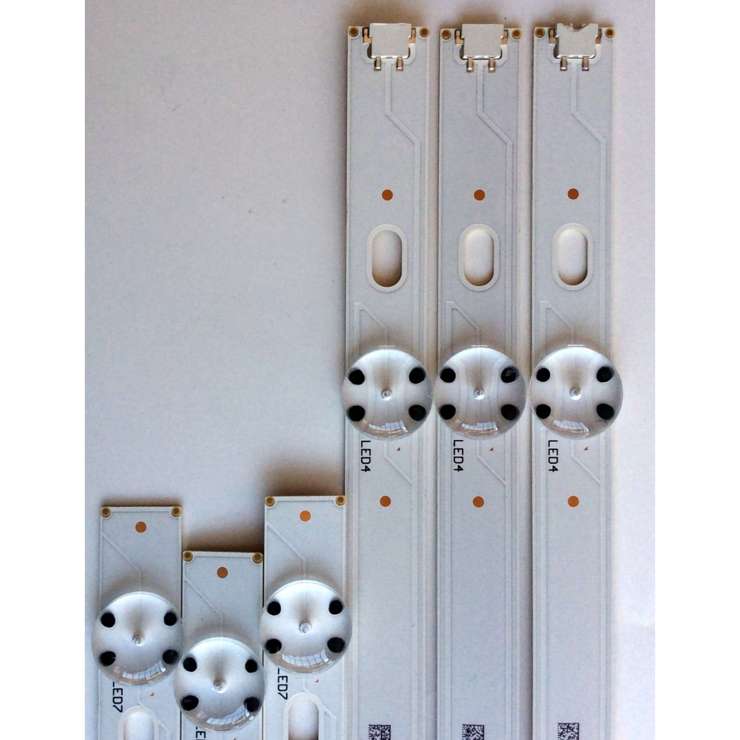 KIT DE LED'S PARA TV (6 PIEZAS) / LG A-TYPE LC43490077A / B-TYPE LC43490078A / LC43490077A / LC43490078A / SSC_43UJ63_A_S / SSC_43UJ63_B_S / SSC_43UJ63_7LED_REV01_170930 / LGD43077 / PANEL NC430DGG-AAFX3 / 43UJ6300-UA / 43UJ6300-UA.BUSYLJM - Imagen 2