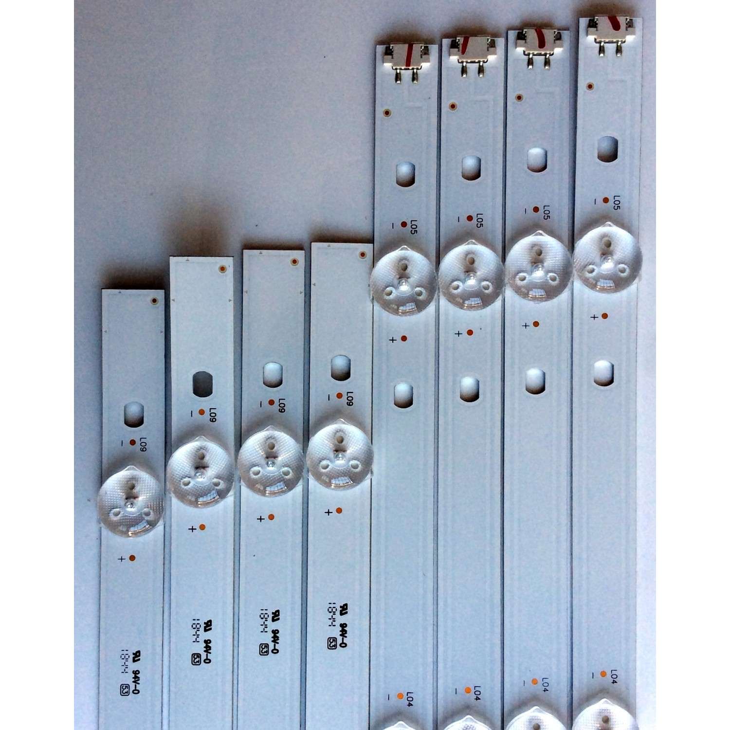 KIT DE LED´S PARA TV LG 8 PIEZAS ORIGINALES / NUMERO DE PARTE NC490DGG-AAGX1 / GAN01-1380A-P1 / GAN01-1379A-P1 / L17C / SSEZS / L17CSSEZS / PANEL NC490DGG / MODELO 49UK6300PUE / 49UK6090PUA / 49UM6900PUA / 49UM6950DUB - Imagen 4