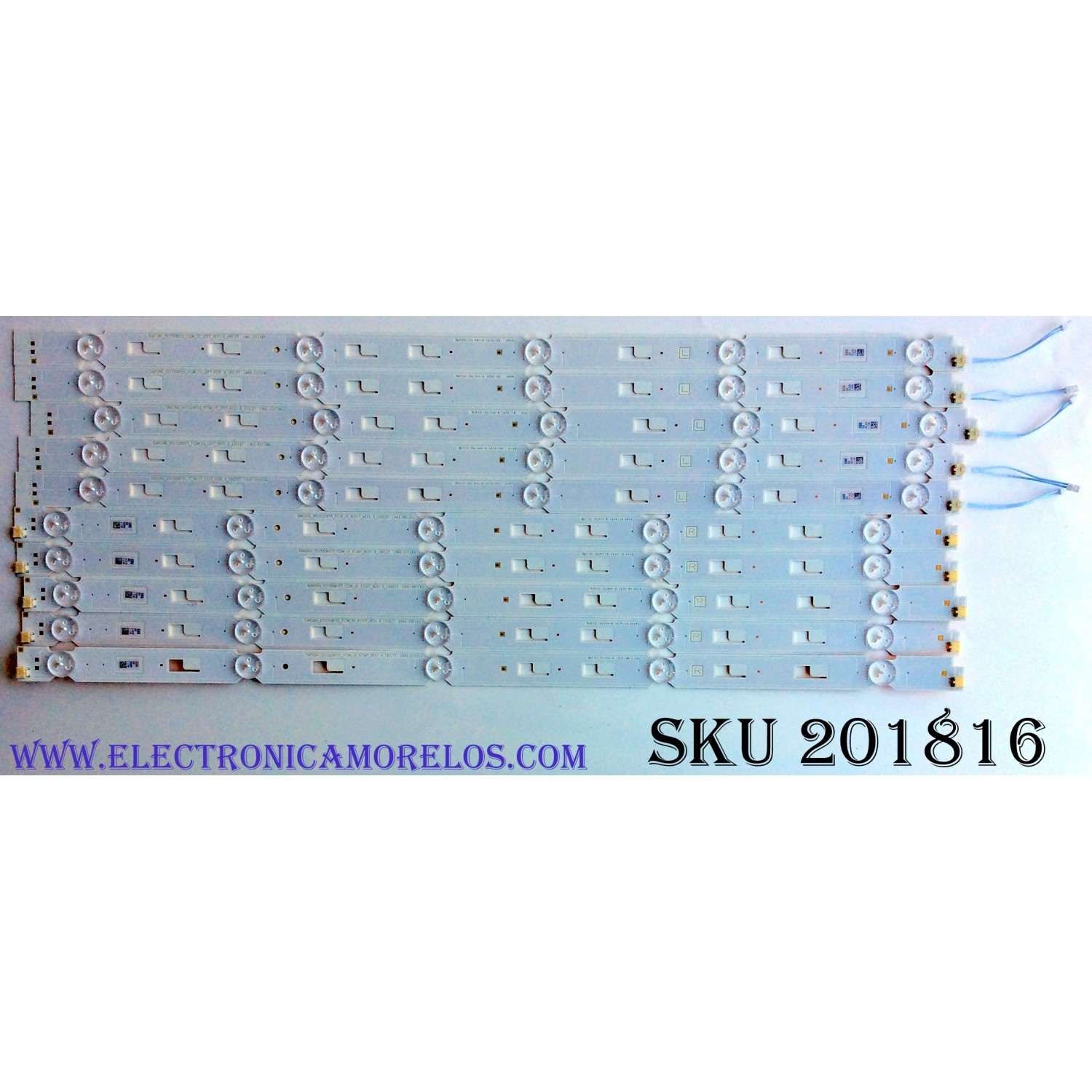 KIT DE LED'S PARA TV (10 PIEZAS) / SONY 2015SONY55_FCOM_05 / LM41-00116H / LM41-00116J / SAMSUNG_2015SONY55_FCOM_05_LEFT_REV1.0_160127 / 2015SONY55 / SAMSUNG_2015SONY55_FCOM_05_RIGHT_REV1.0_160127 / PANEL YS6S550CNG025 / A21166335C / MODELO XBR-55X700D