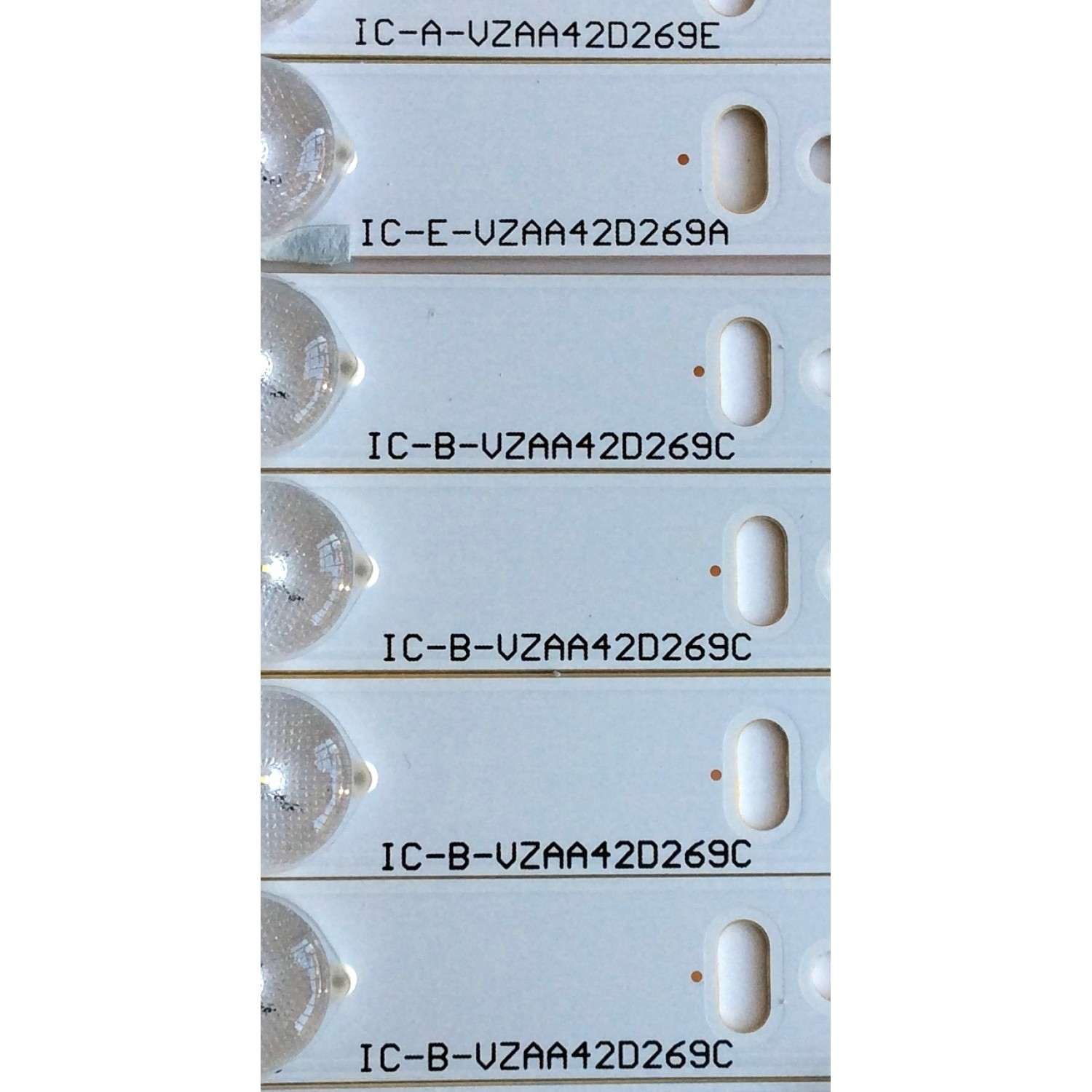KIT DE LED'S PARA TV (12 PIEZAS) / VIZIO IC-E-VZAA42D269A / IC-A-VZAA42D269E / IC-B-VZAA42D269C / IC-F-VZAA42D269B / IC-B-VZAA42D269F / IC-C-VZAA42D269D / 098101022114 / 098101022115 / PANEL T420HVN06.0 / MODELO E420I-B0 LAQAPTAQ / E420I-B0 LATAPTAQ - Imagen 6