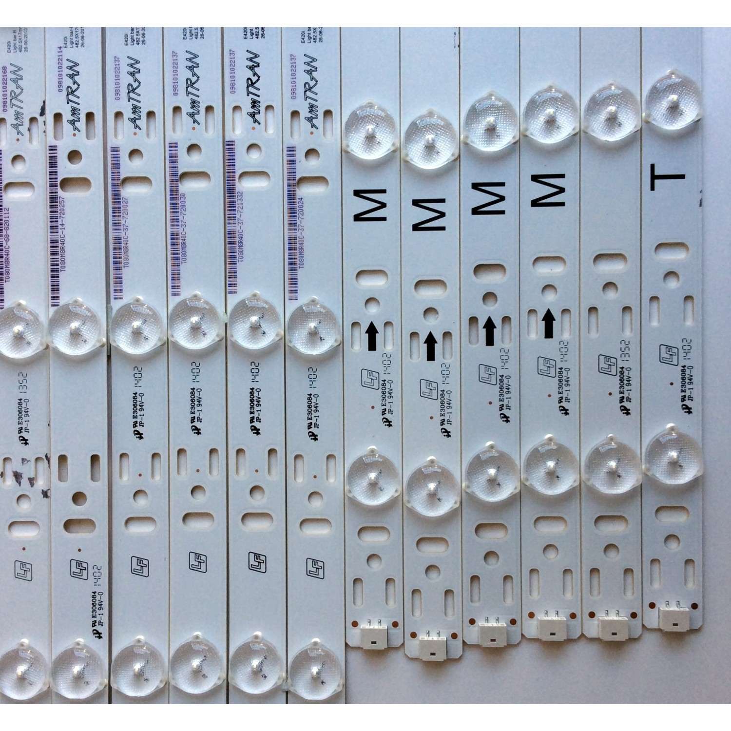 KIT DE LED'S PARA TV (12 PIEZAS) / VIZIO IC-E-VZAA42D269A / IC-A-VZAA42D269E / IC-B-VZAA42D269C / IC-F-VZAA42D269B / IC-B-VZAA42D269F / IC-C-VZAA42D269D / 098101022114 / 098101022115 / PANEL T420HVN06.0 / MODELO E420I-B0 LAQAPTAQ / E420I-B0 LATAPTAQ - Imagen 2