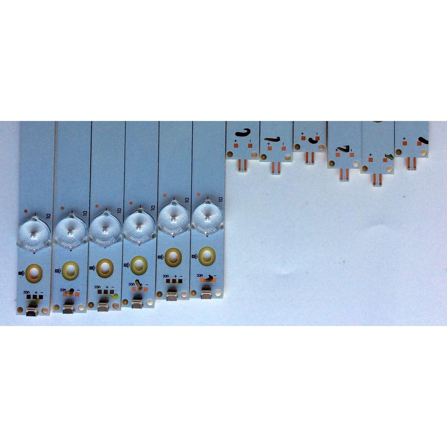 KIT DE LED'S PARA TV (12 PIEZAS) / TOSHIBA / 11800874-A0 / 11800875-A0 / 11800874 / 11800875 / E465853 / 01R38-D / 01R37-D / PANEL C500LD-GF61 REV.01 / MODELO 50L420U - Imagen 4