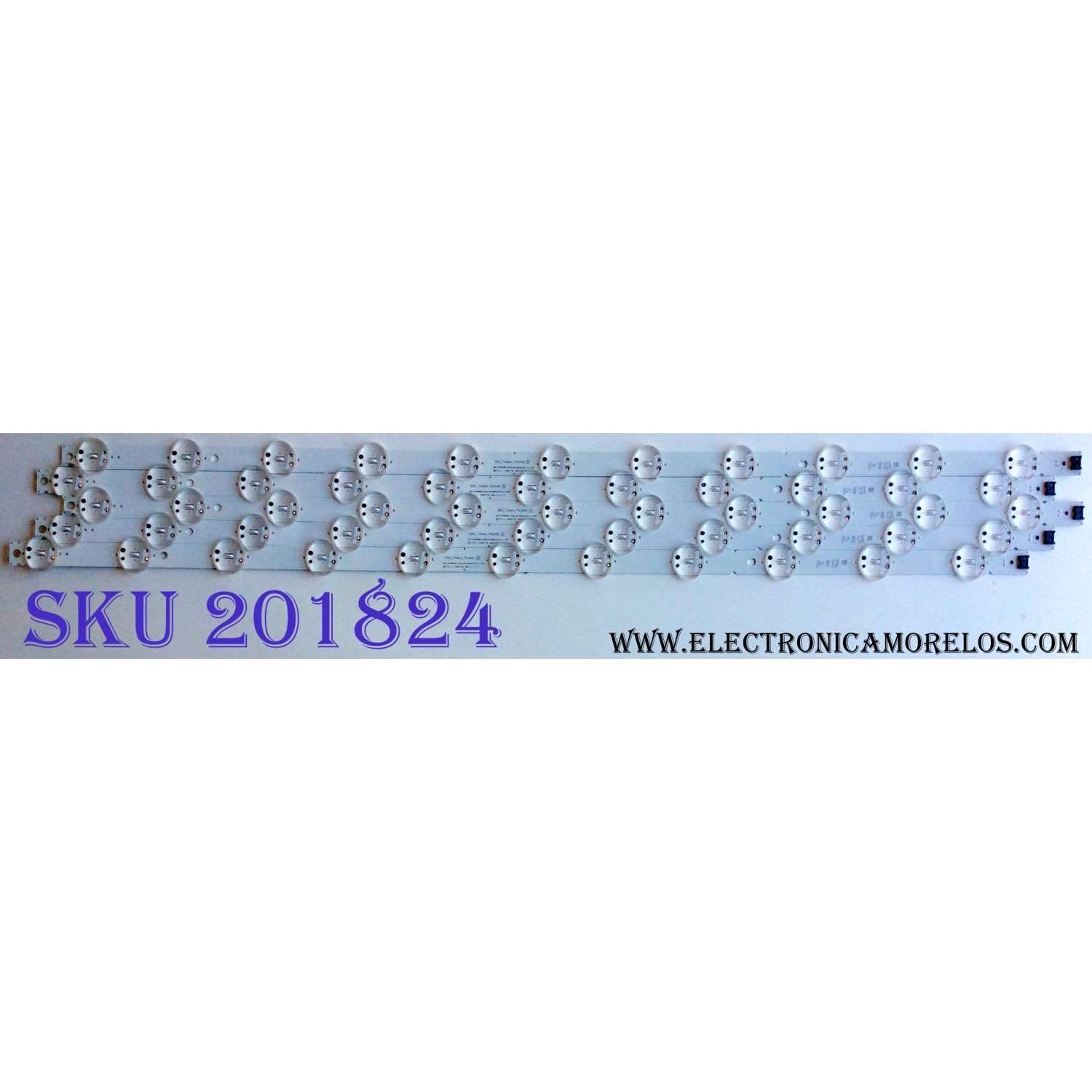 KIT DE LED'S PARA TV (5 PIEZAS) / LG SSC_TRIDENT_75UK65_S / 75UK62&amp;65 / SVL750A24 / 171201 / SSC_75UK62&amp;65_11LED_SVL750A24_REV1.0_171201 / E469119 / PANEL NC750DQE-AAGR1 / MODELOS 75UK6570PUB / 75UK6570PUB.BUSWLOR / 8H1L0029