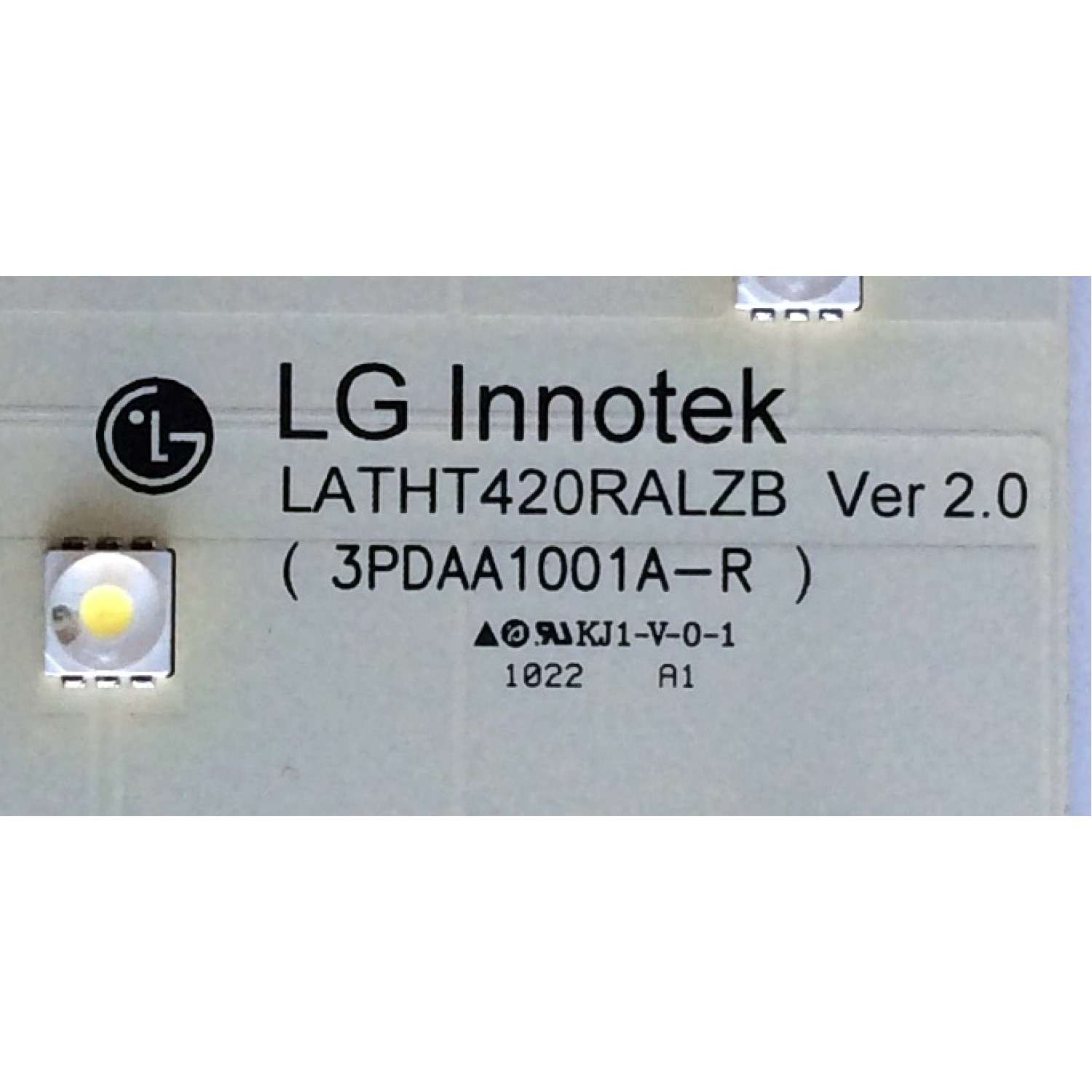 KIT DE LED'S PARA TV (8 PIEZAS) / VIZIO LATHT420RALZB / 3PDAA1001A-R / LATHT420RALZB VER2.0 / AFBFBAC / FBA517 / 0200 / PANEL LC420DUH (SC)(M1) / MODELO XVT423SV LAPPGJA - Imagen 2