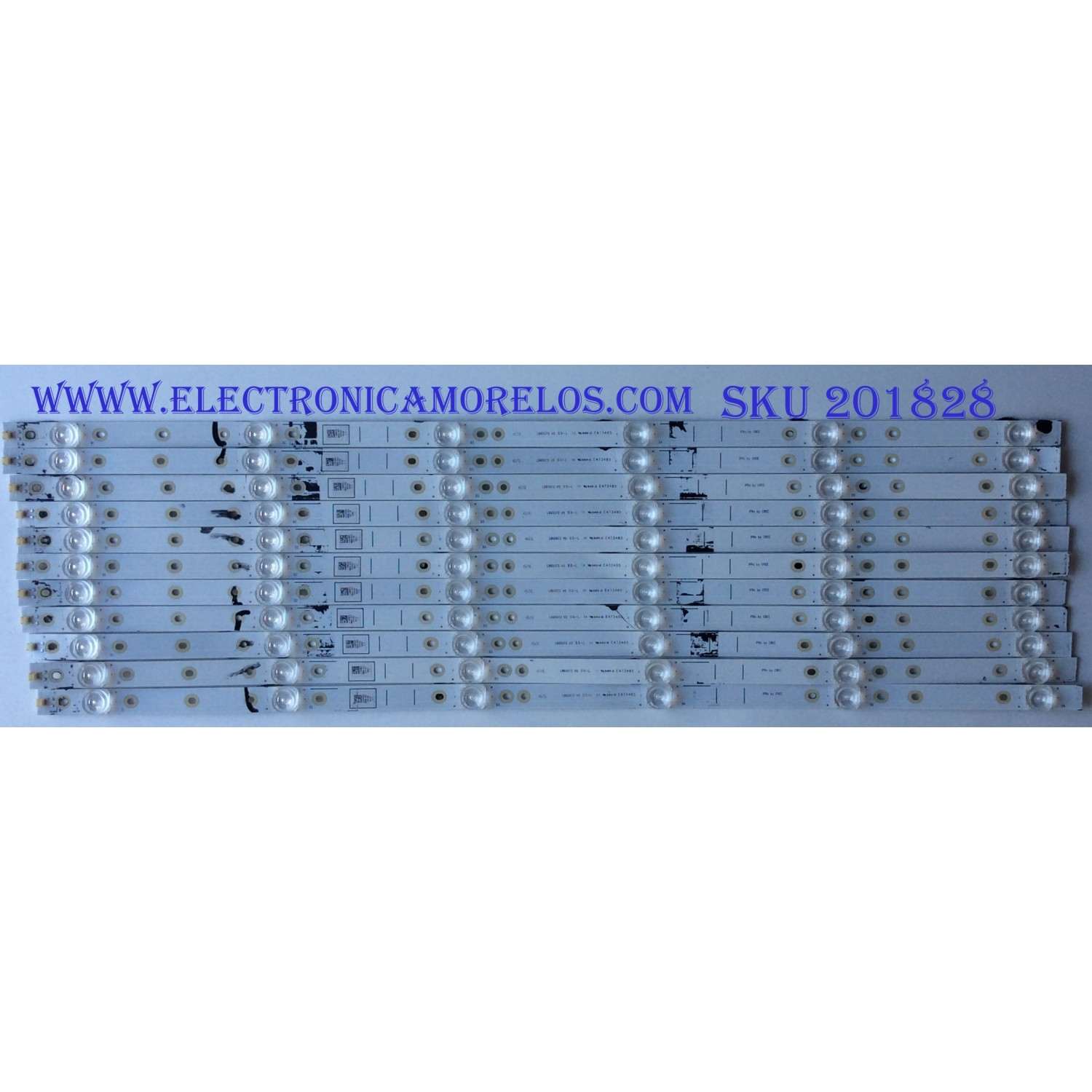 KIT DE LED'S PARA TV (12 PIEZAS) / SHARP / LB65073 V0 SS-L / 1196863 / PANEL HD650S1U71\S8\GM\ROH / HD650S1U71\S1\GM\ROH / MODELO LC-65Q6020U / 65R6E