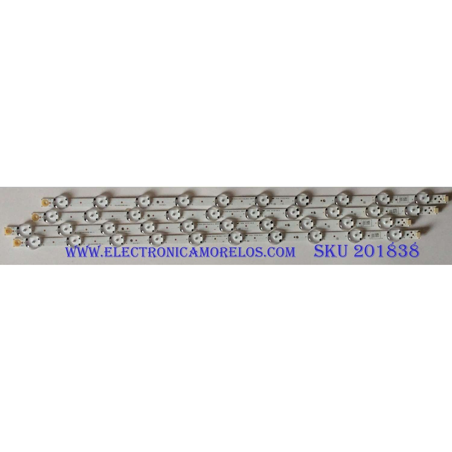 KIT DE LED'S PARA TV (4 PIEZAS) / LG / UDULED0GS066 REV. A / LG INNOTEK 50INCH_FUNAI_ REV.A_  / 50W1 0S1P / PANEL UAAU2XG PHILIPS / MODELO 50PFL5602/F8