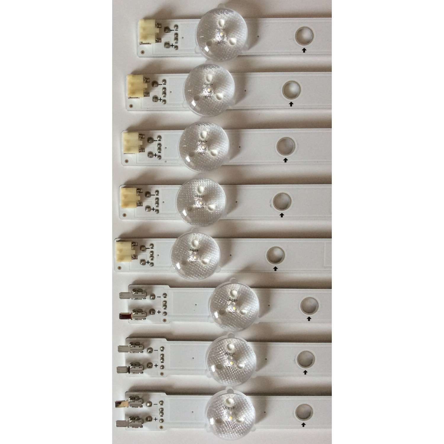 KIT DE LED'S PARA TV ((INCOMPLETO)) /  SAMSUNG BN96-39055A / BN96-39056A / D3GE-550SMA-R1 / D3GE-550SMB-R0 / SUSTITUTAS BN96-28772A / BN96-28773A / PANEL CY-DJ055BGHV1H / MODELOS UN55H6103AFXZP / UE55H6273SSXZG / UA55H6203ARXSJ / UA55H6203ARXTW - Imagen 4