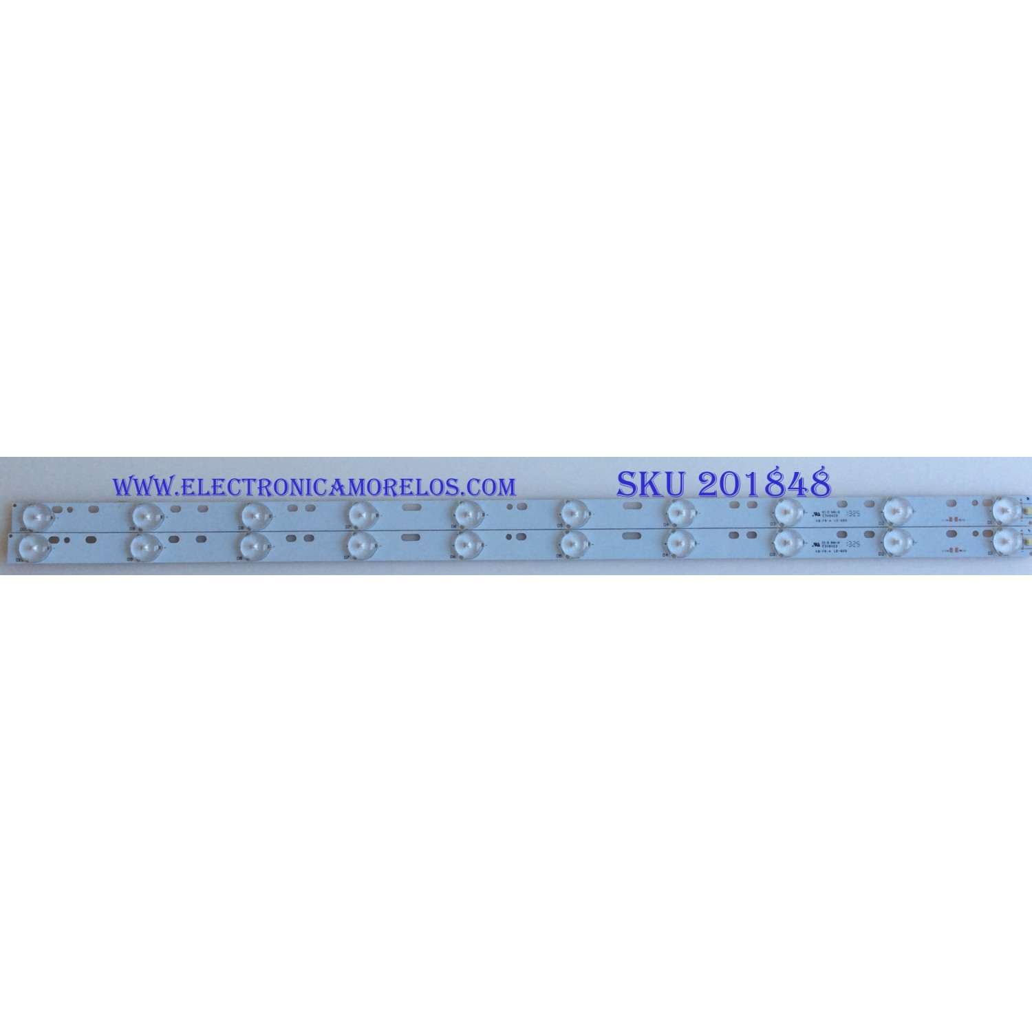 KIT DE LED'S PARA TV SCEPTRE ((2 PIEZAS)) / NUMERO DE PARTE C621PHHB01F7A / KB-FR-4 LE-600 / PANEL CN32HB812 / MODELO X325BV