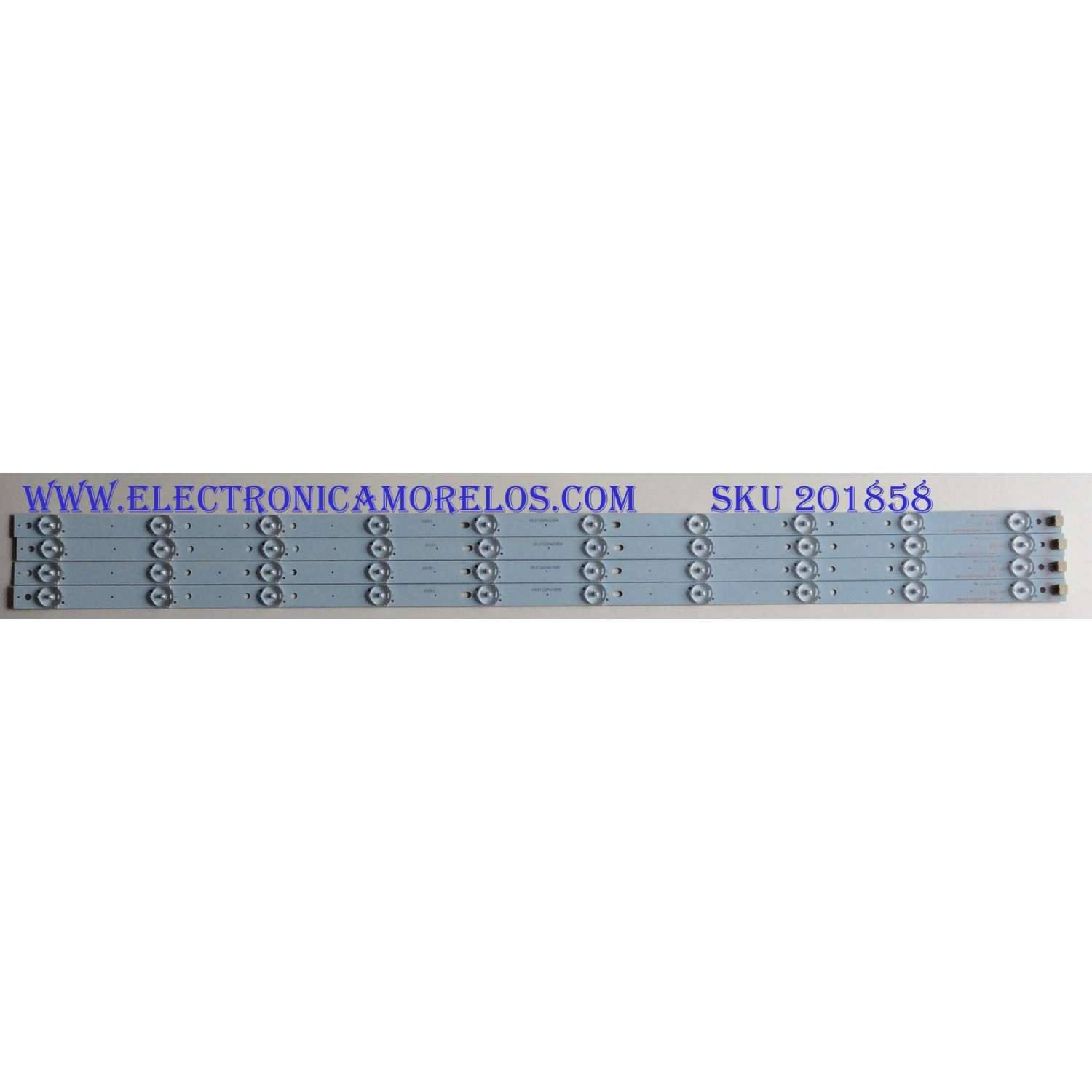 KIT DE LED'S PARA TV (4 PIEZAS) / SCEPTRE / CRH-K403535T041037F-REV1.0 / A9L07J26PAA15BHK / 006301 / PANEL CN39HD49 / MODELO X40 SBNV93CD