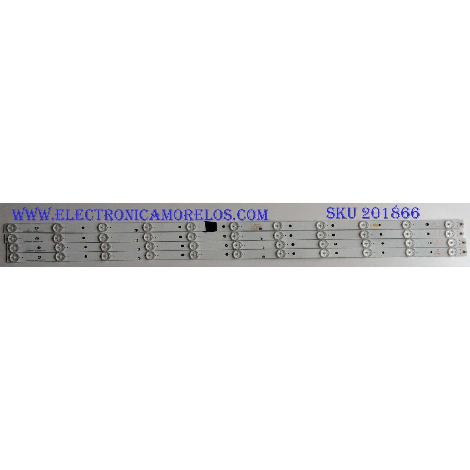 KIT DE LED'S PARA TV (4 PIEZAS) / SCEPTRE / 3BL-T8104102-01 / JS-QY33FK5D-2049 / 2301040B700040 / MODEL X40