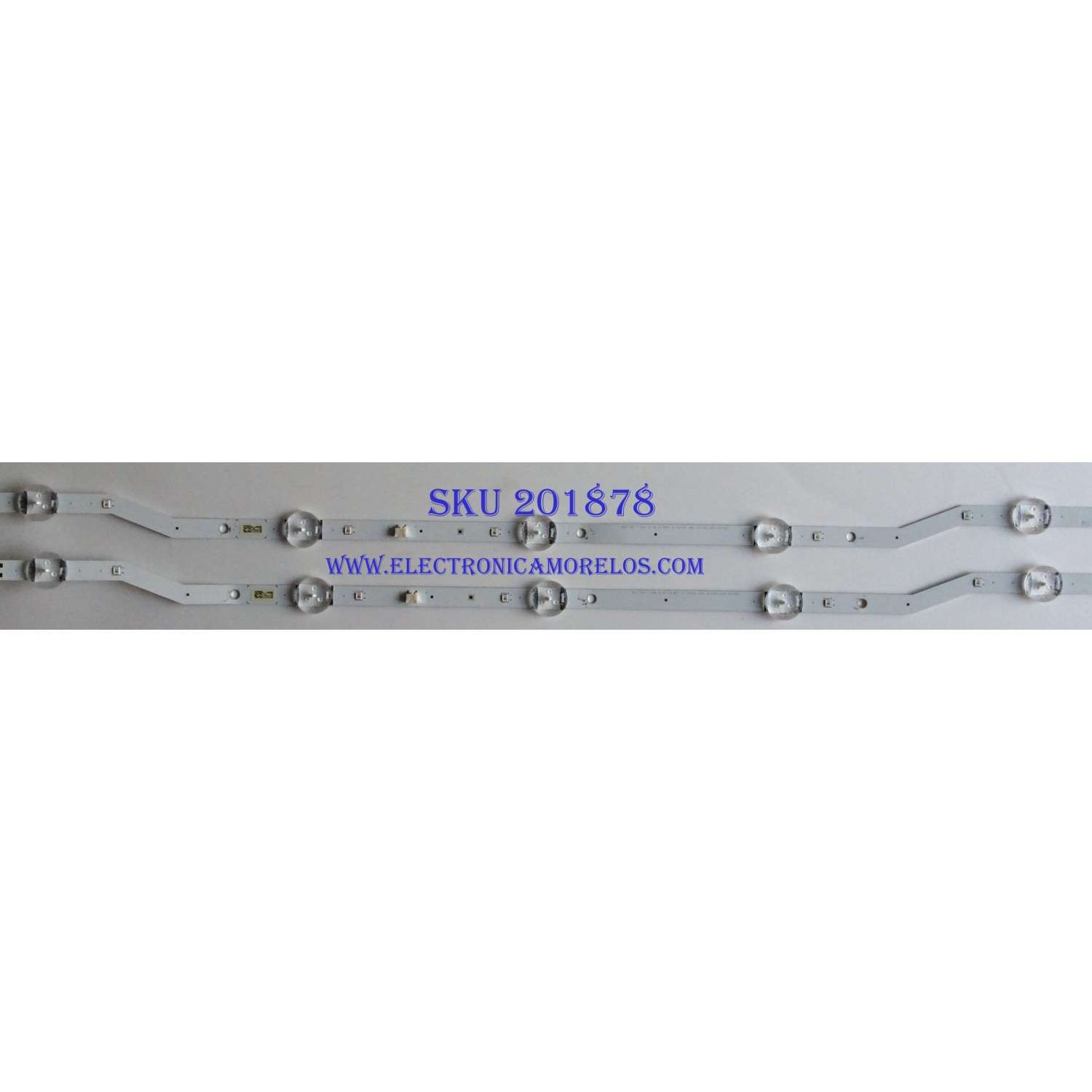KIT DE LED'S PARA TV (2 PIEZAS) / SAMSUNG / BN96-36233A / 2015 SVS F-COM 32 HD L5 REV1.2 150206 LM41-00133A /  PANEL JJ032AGE-R5 /  MODELOS UA32K4000ARXEG / (MAS MODELOS EN DRISCRIPCIÓN)  