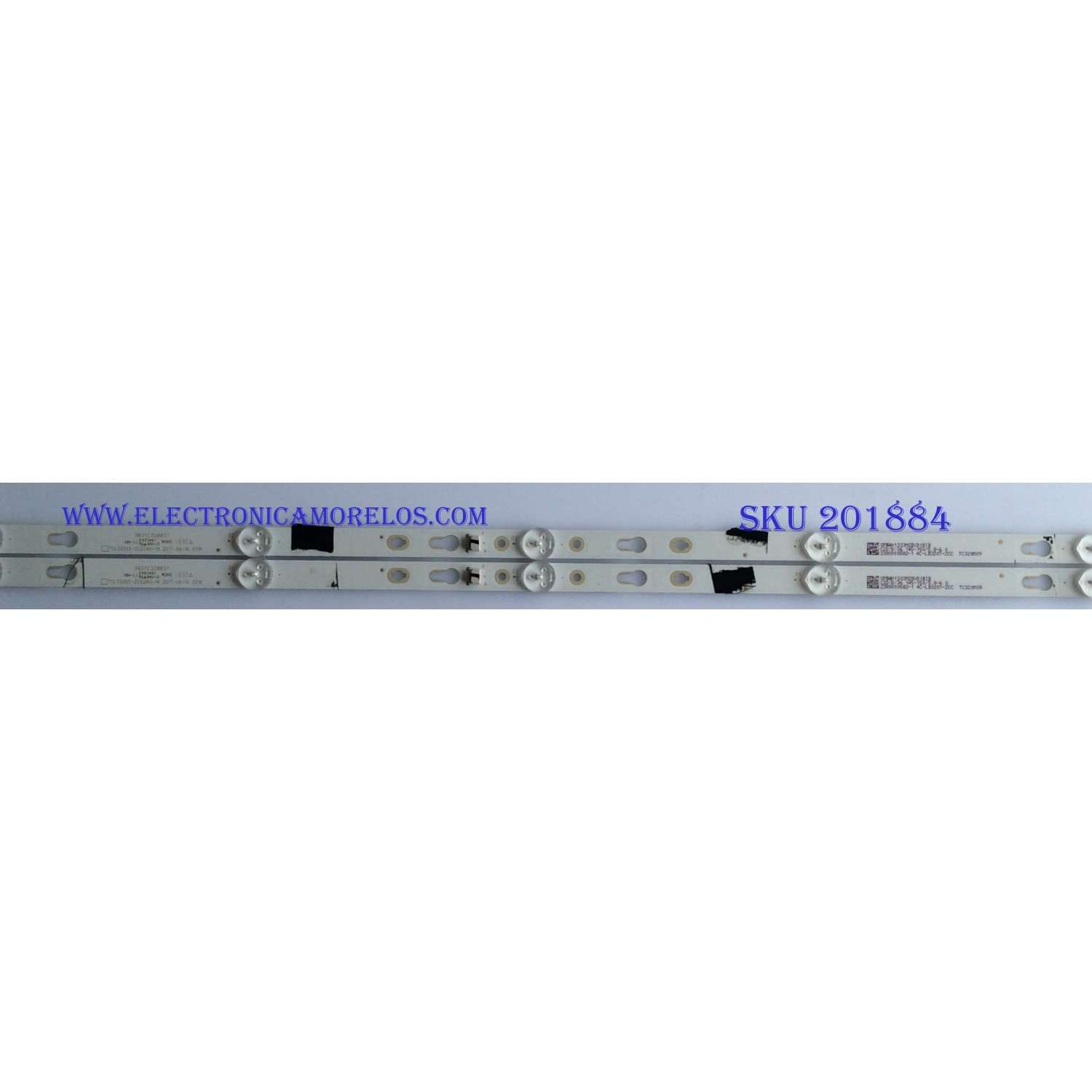 KIT DE LED'S PARA TV (2 PIEZAS) / TOSHIBA / 303TC320037 / TCL32D05-ZC22AG-14 / 4C-LB320T-ZCC / PANEL T8-32FY190-LPBX1 / 