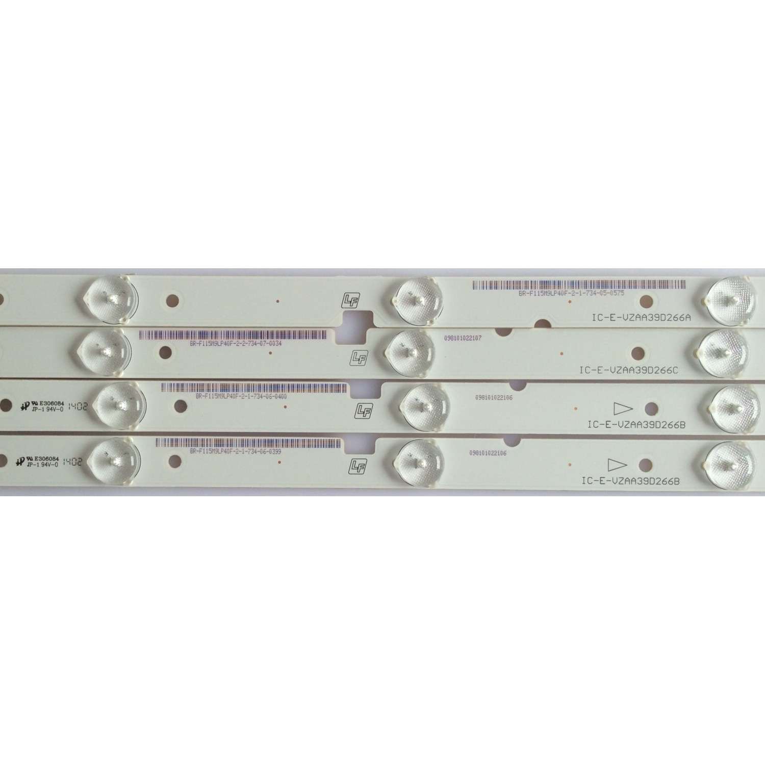 KIT DE LED'S PARA TV VIZIO ((4 PIEZAS)) / NUMERO DE PARTE IC-E-VZAA39D266A / IC-E-VZAA39D266B / IC-E-VZAA39D266C / PANEL T390HVN04.0 / MODELO E390-B0 - Imagen 4