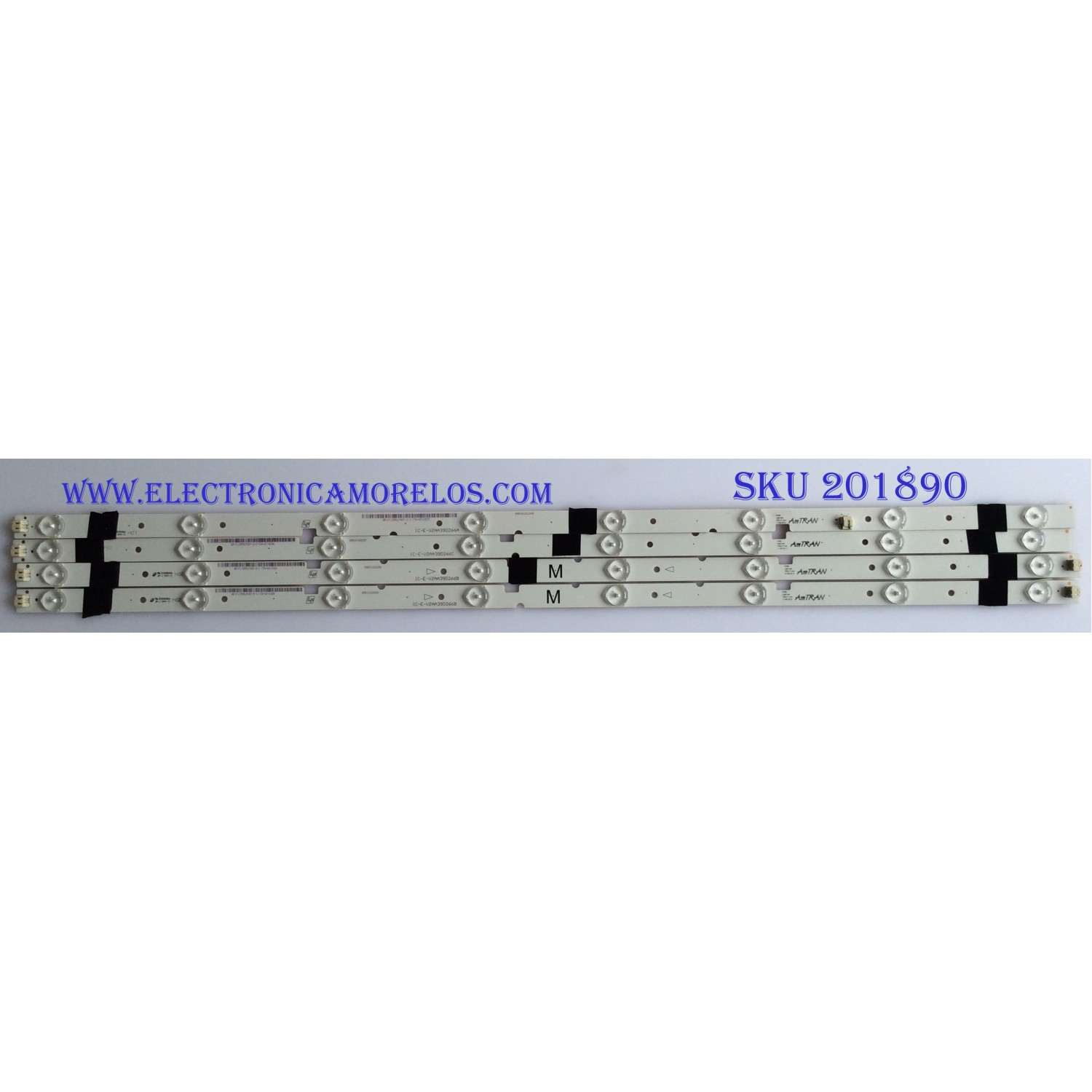 KIT DE LED'S PARA TV VIZIO ((4 PIEZAS)) / NUMERO DE PARTE IC-E-VZAA39D266A / IC-E-VZAA39D266B / IC-E-VZAA39D266C / PANEL T390HVN04.0 / MODELO E390-B0
