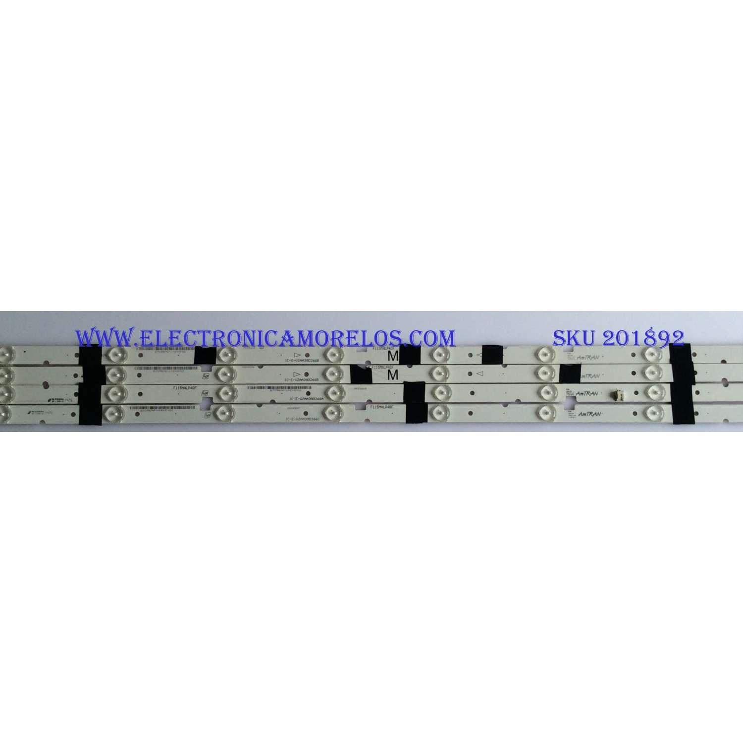KIT DE LED'S PARA TV (4 PIEZAS) / VIZIO / IC-E-VZAA39D266A / IC-E-VZAA39D266B / IC-E-VZAA39D266C / PANEL T390HVN04.0 VIZIO / MODELO EM39FT