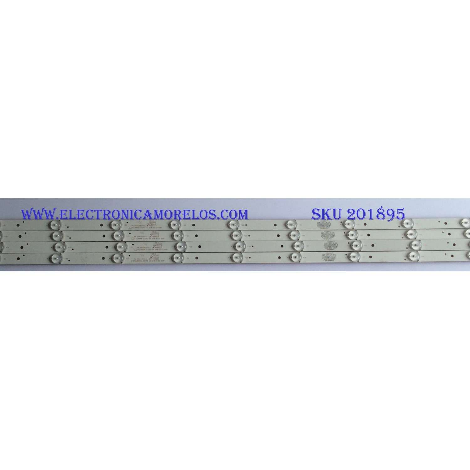 KIT DE LED'S PARA TV (4 PIEZAS) / ELEMENT / 303TH390042 / TFGJ39D09-ZC21FG-03 / 125-130/2.9-3,0 / PANEL T390-DXB-DLED / MODELO ELEFW3916