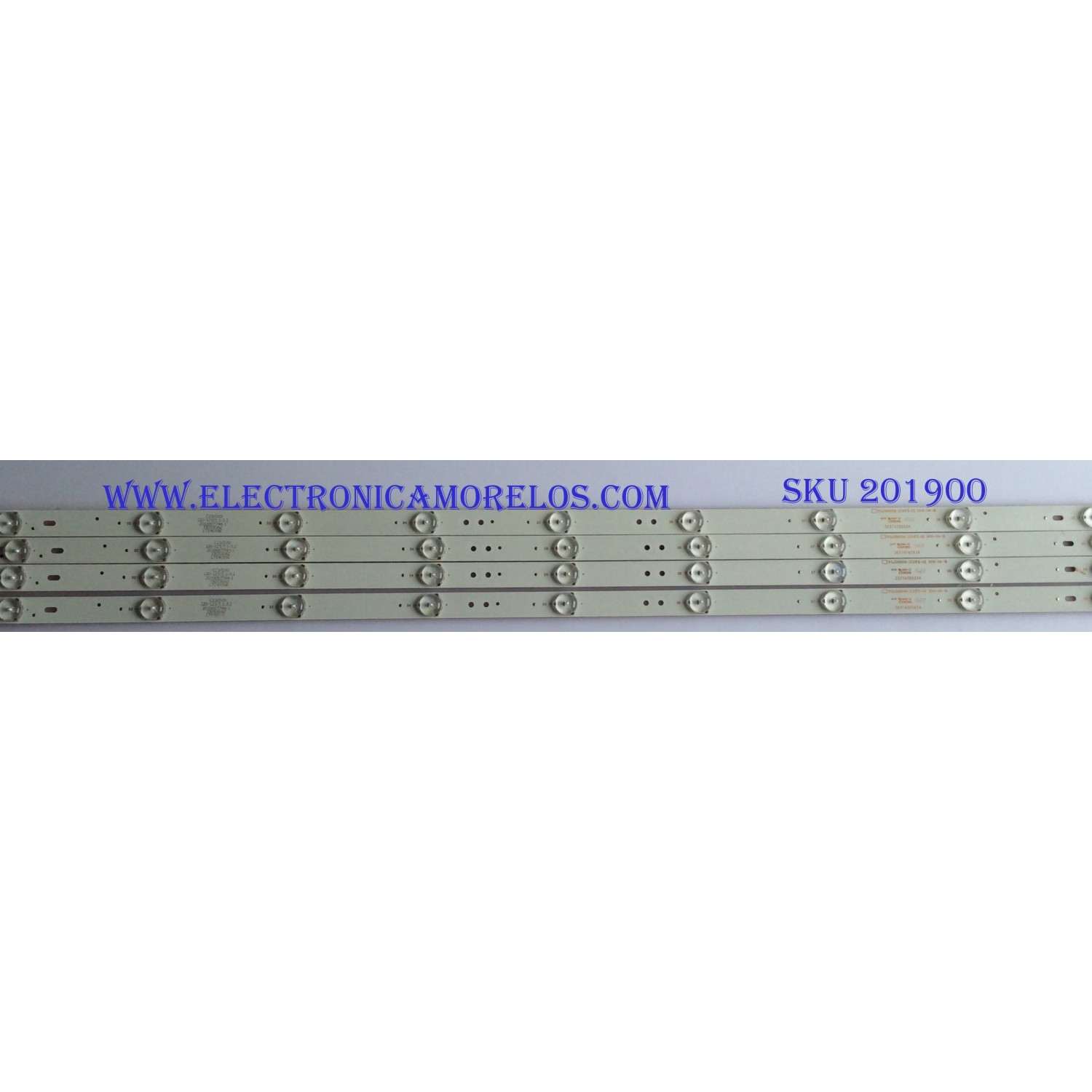 KIT DE LED'S PARA TV (4 PIEZAS) ELEMENT / 303TH395034 / TFGJ395D09-ZC21FG / 120-125/3.1-3.2 / PANEL V400HJ6-PE1 / MODELO ELEFW408