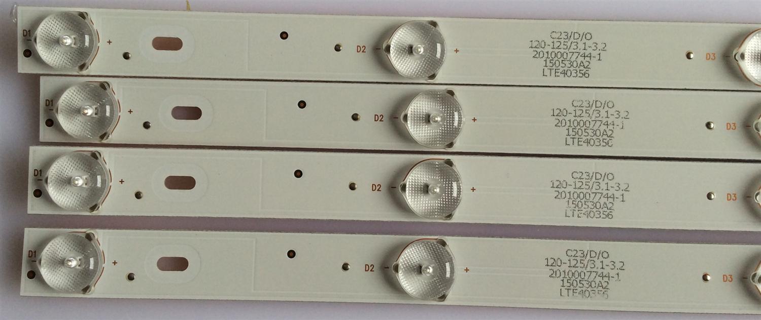 KIT DE LED'S PARA TV (4 PIEZAS) ELEMENT / 303TH395034 / TFGJ395D09-ZC21FG / 120-125/3.1-3.2 / PANEL V400HJ6-PE1 / MODELO ELEFW408 - Imagen 2
