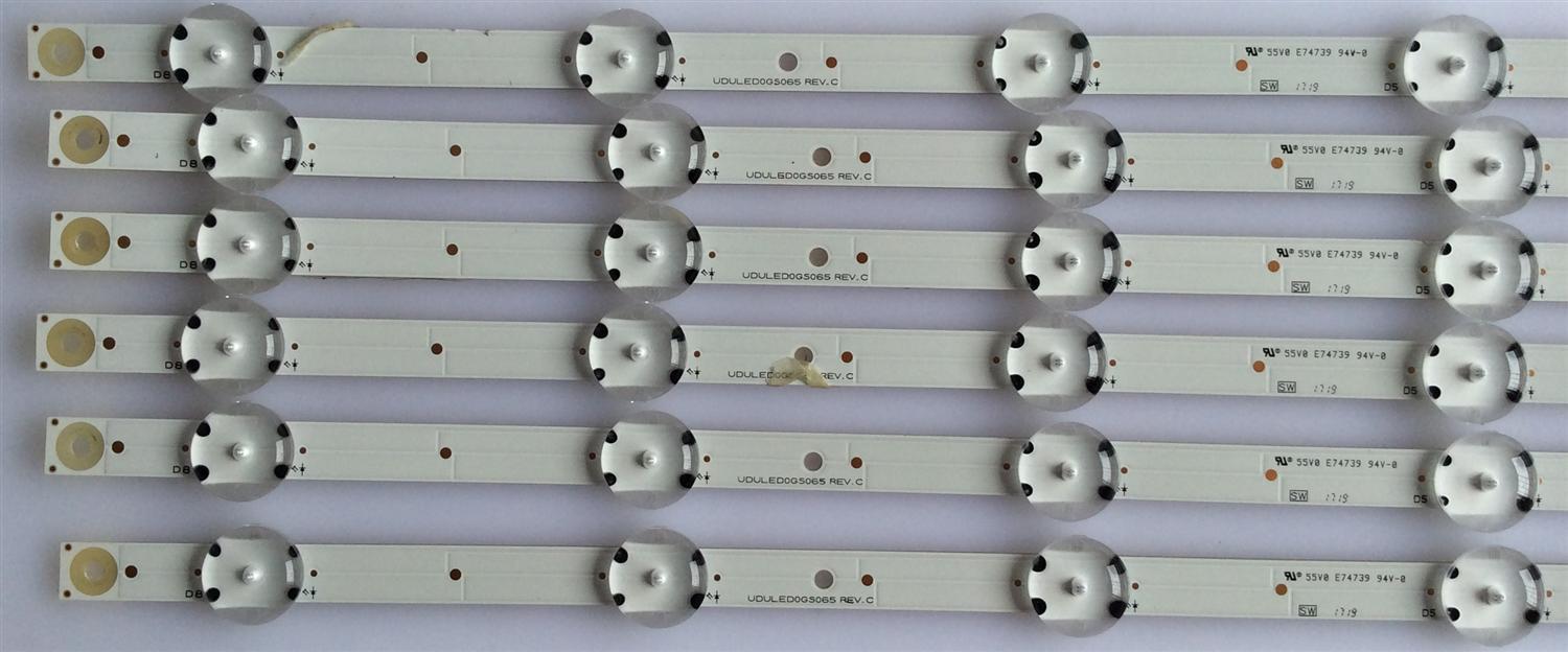 KIT DE LED'S PARA TV / PHILIPS / UDULED0GS065 REV.C / LG INNOTEK 55INCH FUNAI_REV.C / 55W8S1P / PANEL UADR2XG / MODELO 55PFL5922/ F8 - Imagen 2