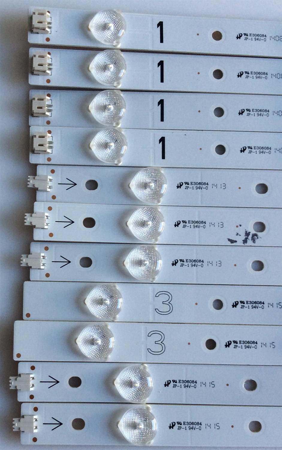 KIT DE LED'S PARA TV ((INCOMPLETO)) / SHARP / VZAA48D377 / 0981010221A9 / IC-C-VZAA48D377A / 0981010221AA / IC-D-VZAA48D377B / 0981010221AB / IC-C-VZAA48D377C / 0981010221AC / IC-D-VZAA48D370D / PANEL LSC480HN03-S01 / MODELO LC-48LE551U - Imagen 3