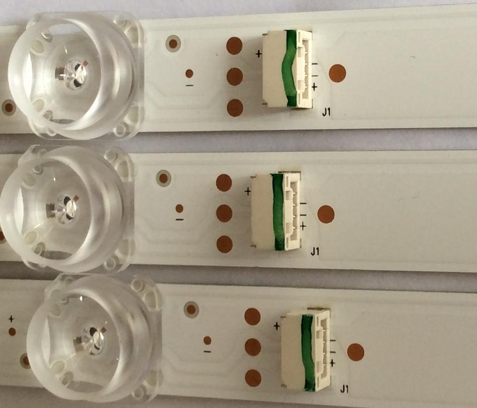 KIT DE LED'S PARA TV TCL ((3 PIEZAS)) / NUMERO DE PARTE 4C-LB4308-YH09J / TCL_43D2900_3X8_3030_LX20180403_VER.4 / 43D2900 / LX20180403 / PANEL LVU430ND1L / MODELOS 43S403 / 43S405 - Imagen 3