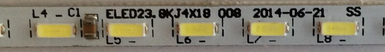 LED PARA TV (1 PIEZA) / ELEMENT / ELED23.8KJ4X18 008 / PANEL ME23801YTBF / MODELO ELEFW248  - Imagen 2
