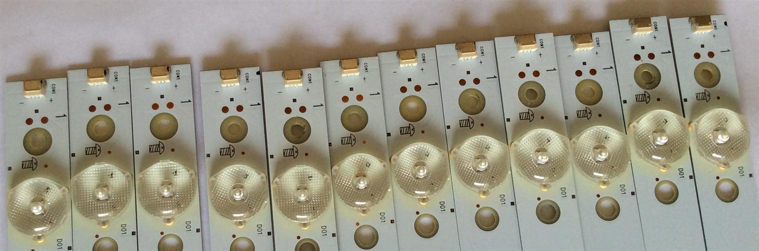 KIT DE LED'S PARA TV (12 PIEZAS) / VIZIO / 500TT43 V4 / 77900 / YX-50024010-2E772-0-B-598 / PANEL TPT500J1 -HVN07.U REV:S600 E / MODELO E50-C1 - Imagen 4