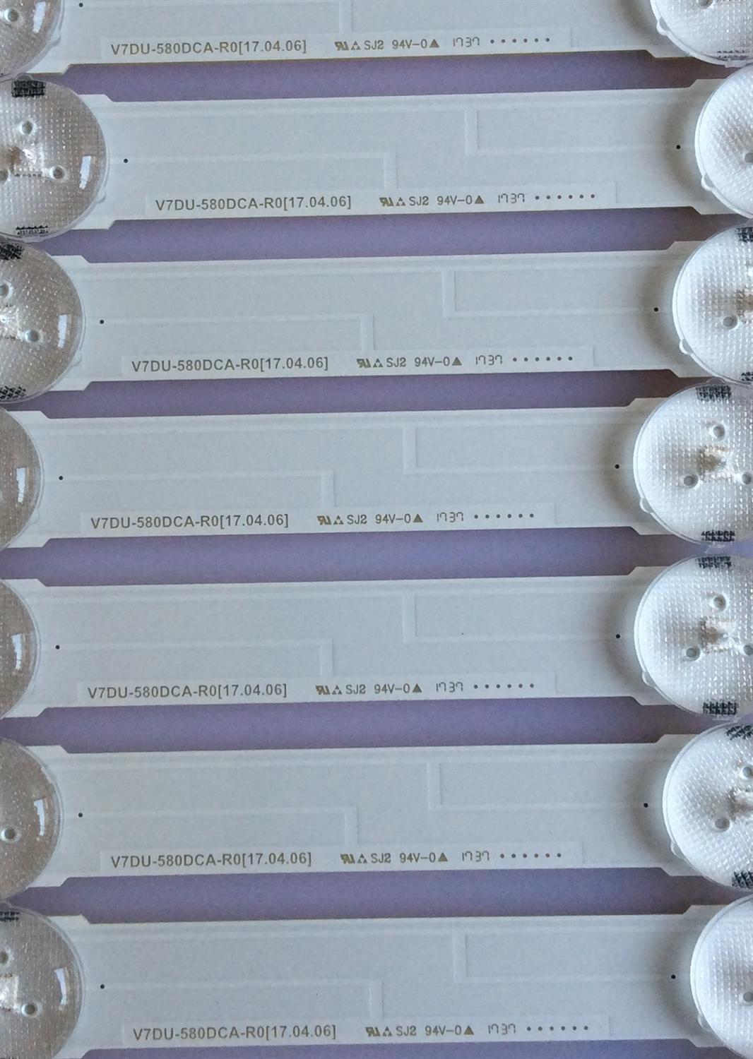 KIT DE LED'S PARA TV (14 PIEZAS)  SAMSUNG 43942A / 43943A / V7DU-580DCA-R0 / LM41-00517A / LM41-00516A / PANEL'S CY-GM058HGNV4H / CY-GM058HGNV2H / MODELOS  UN58MU6100FXZA DA01 / UN58MU6120FXZX / (MAS MODELOS EN DISCRICIÓN) - Imagen 4