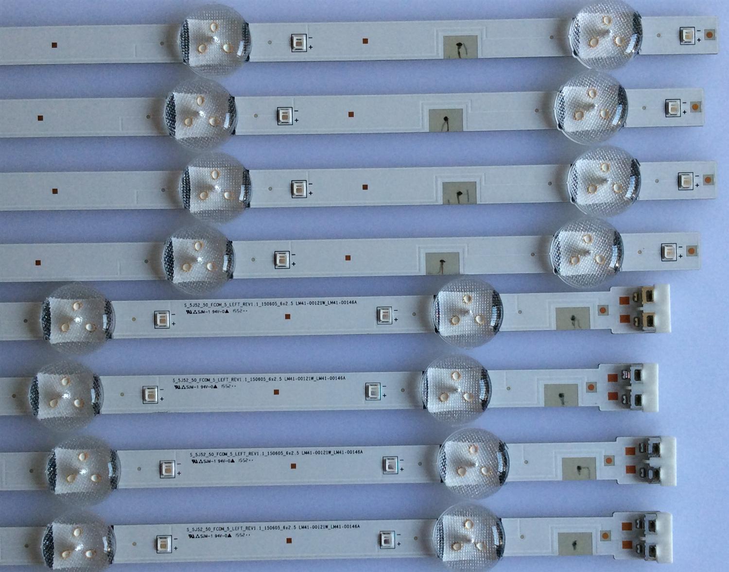 KIT DE LEDS PARA TV SAMSUNG ORIGINAL 8 PIEZAS / NUMERO DE PARTE 38526A / 38527A / S_5J52_50FC0M_5_RIGHT_REV1.1_150605 / 2015 SVS50 FHD FCOM L5 REV2.2 160925 LM41-00361A / 2015 SVS50 FHD FCOM R5 REV2.2 16025 LM41-00362A / MODELOS UN49M5000 / UA49J5200 - Imagen 2
