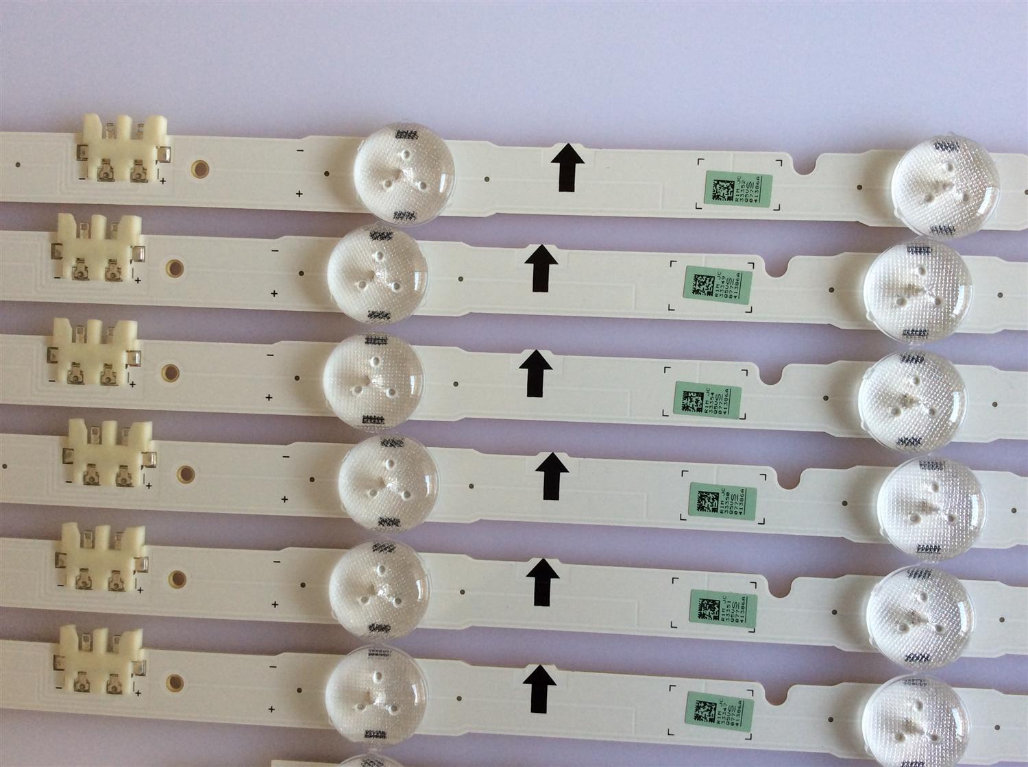 KIT DE LED'S PARA TV (12 PIEZAS) / SAMSUNG / BN96-41386A / BN96-41387A / 41386A / 41387A / SAMSUNG_2014VS55_3228_R05_REV1.1_140111NHF / LM41-00099G / CEM-3-N 009S4 08 / PANEL CY-GJ055BGAVWH / ( MODELOS EN DISCRIPCIÓN ) - Imagen 2